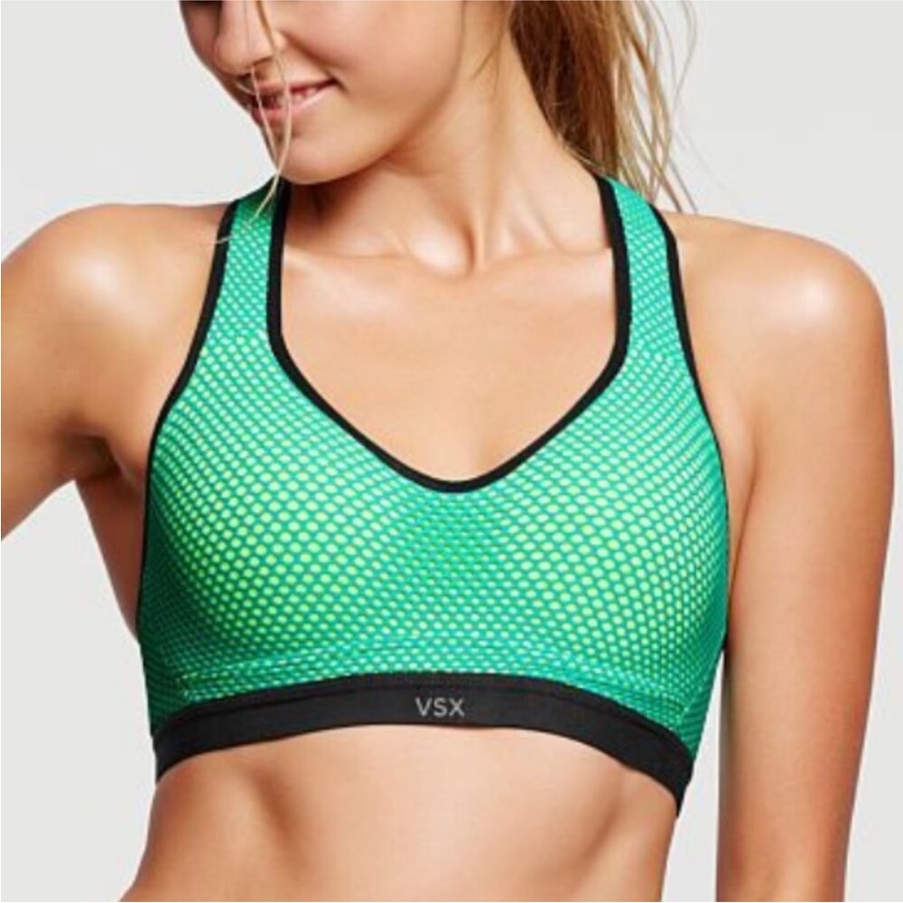 VS Sport Teal and Lime Bra size 36C great preloved condition